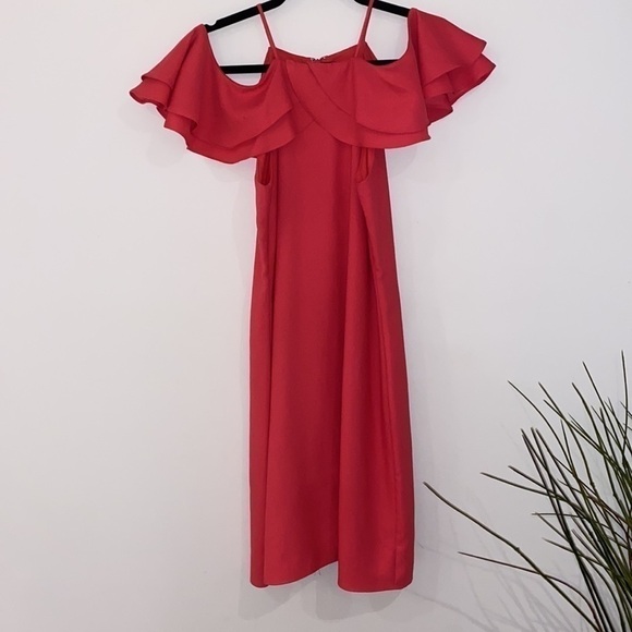 NICOLE Miller New York Cold-Shoulder Shift Dress Size 2 - Picture 4 of 14